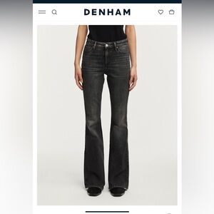 Denham Black Ami Noir flare jeans - 28/30- NWT